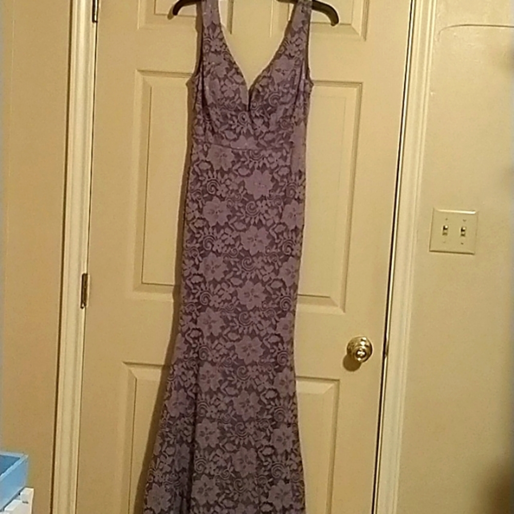Windsor Long Grey Dress